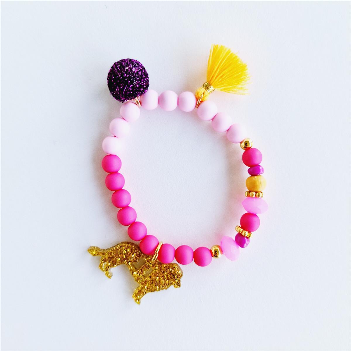 Feestbeest Kids - Armband - Pink Miracle