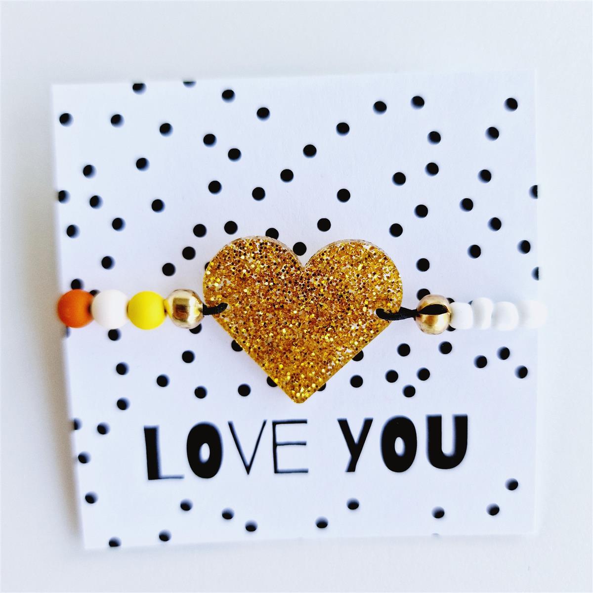 Feestbeest Kids - Armband - Love You