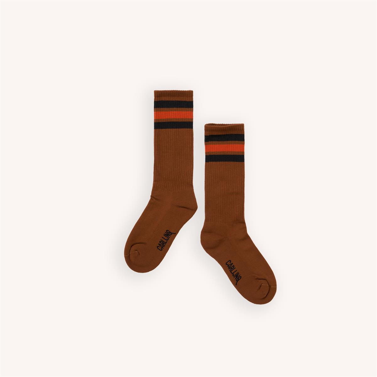 CARLIJNQ - Sport Socks - Brown Black