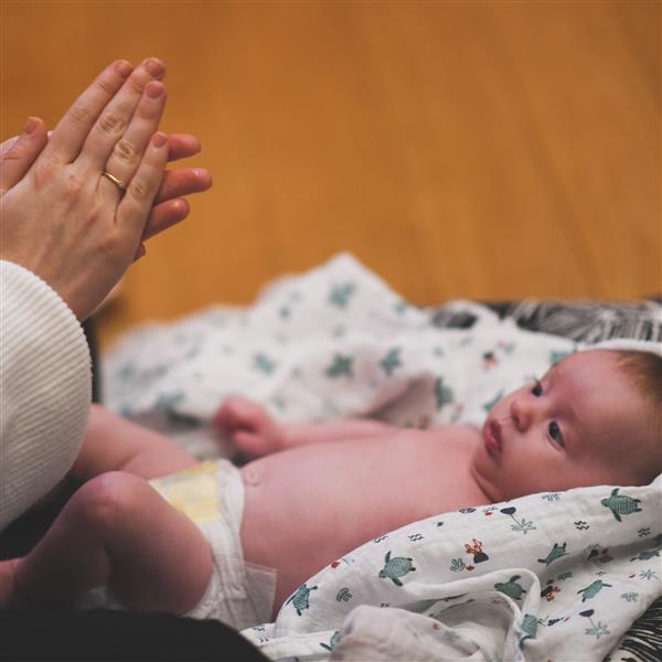 Koesterende Baby Massage