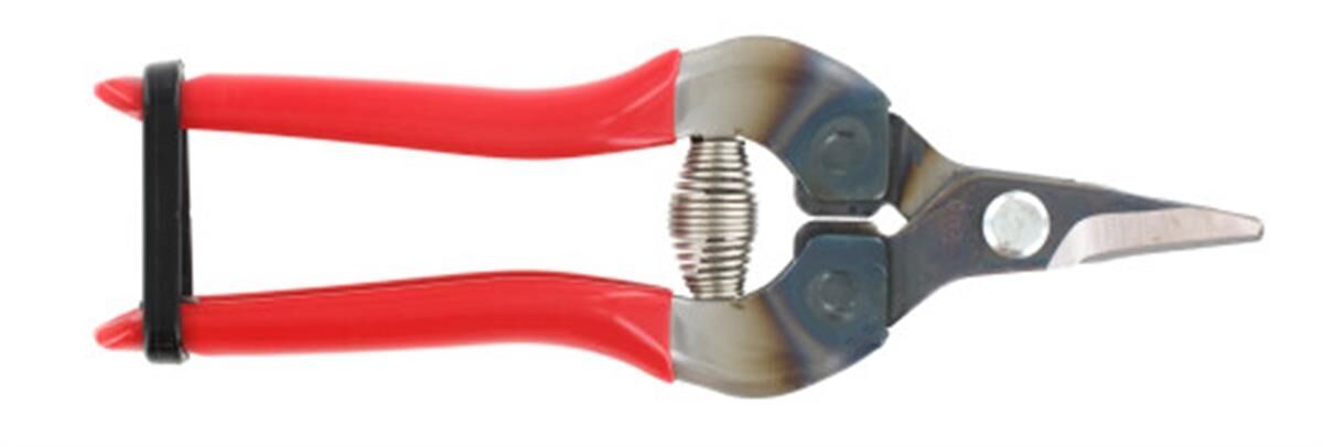 Fruitschaar 160 mm, extra gebogen, rood