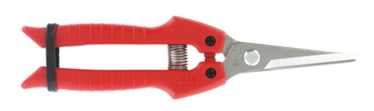 Fruitschaar 180 mm, RVS, rood
