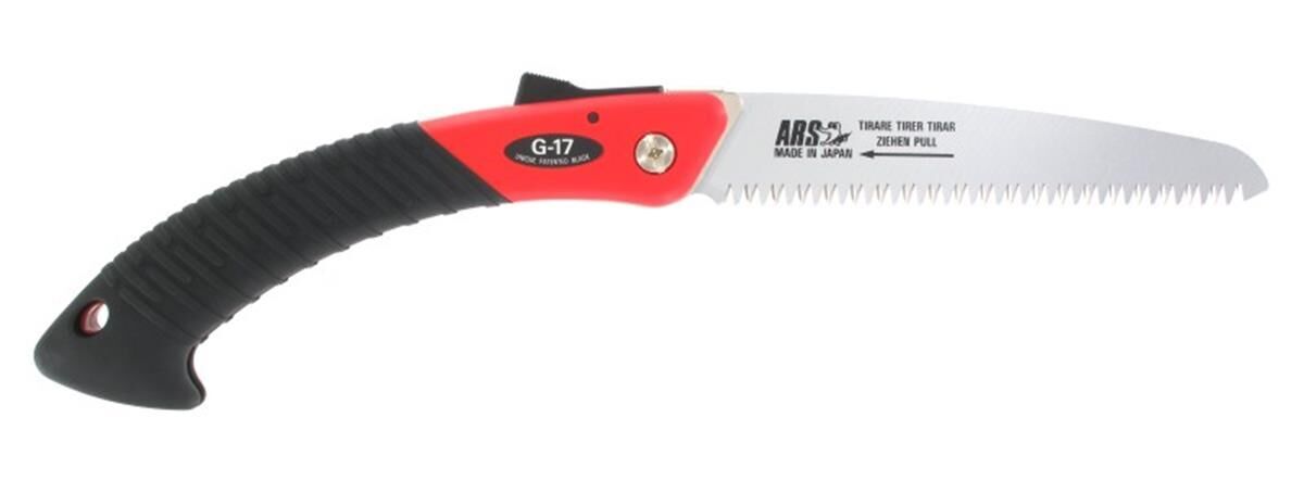 Inklapbare snoeizaag 170 mm, zwart/rood