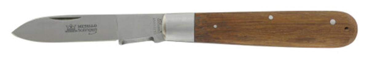 Zakmes 100 mm, met inkepingen, hout
