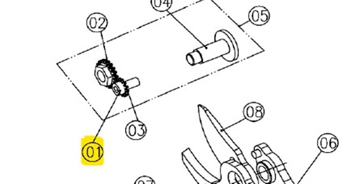 Anti-rotation screw (KV290)