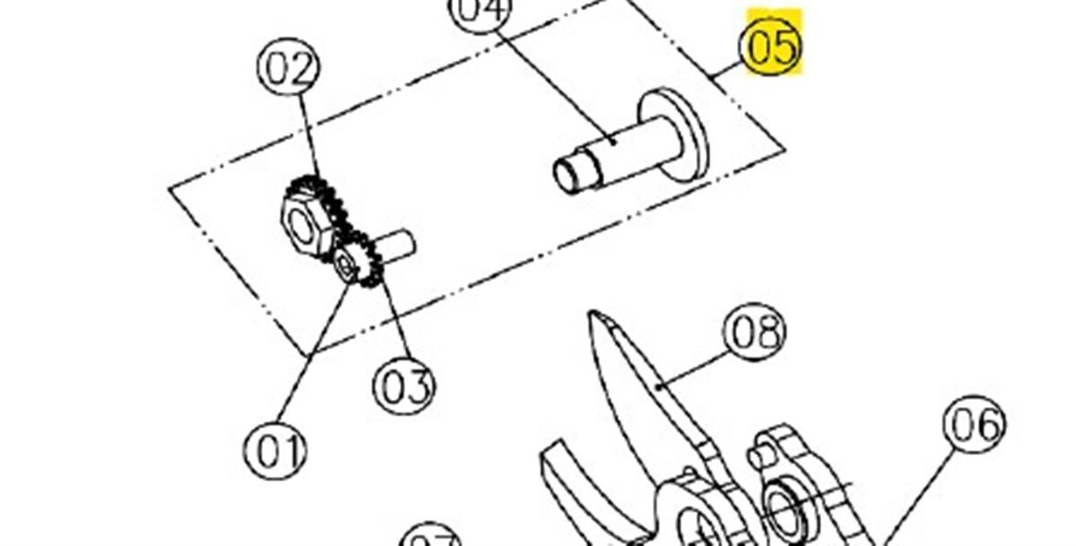 Blade fixing system kit (KV290)