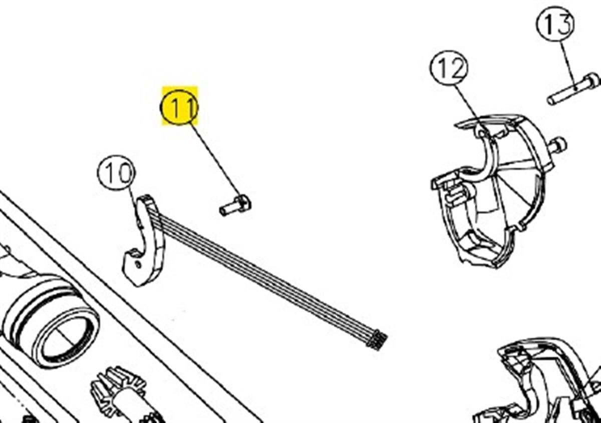 Board fixing screw (KV290)(KV310/ 2pcs)
