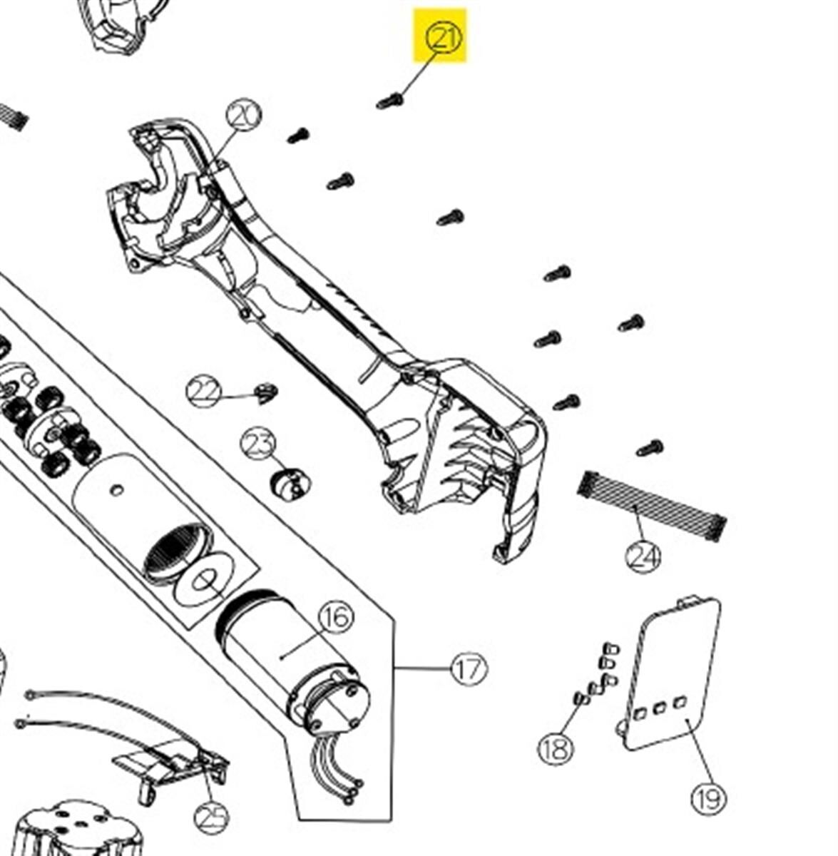 Cover screw kit (8 piece kit) (KV290)