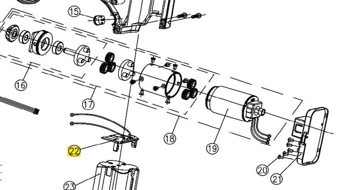 Battery connection circuit (KV300)