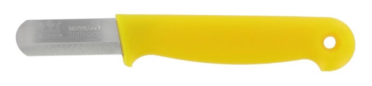Bandstaalmes HACCP 45 mm, rond, geel (50st)