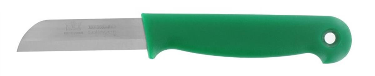 Set van 500 bandstaal messen in doos, HACCP, 65 mm, groen