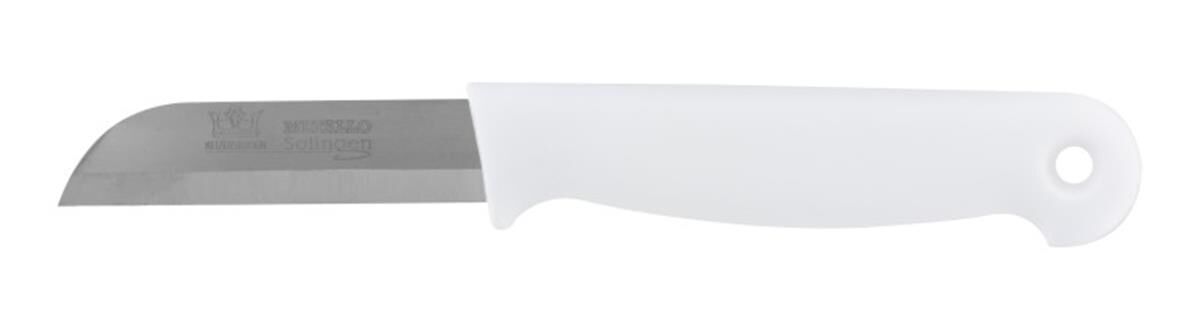 Set van 500 bandstaal messen in doos, HACCP, 65 mm, wit
