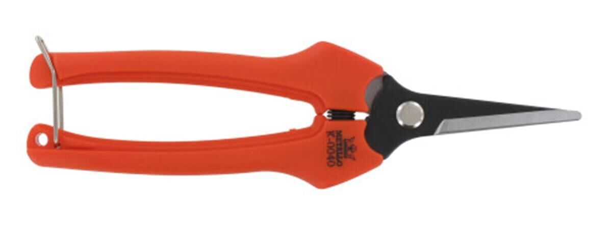Oogstschaar 185 mm, recht, oranje