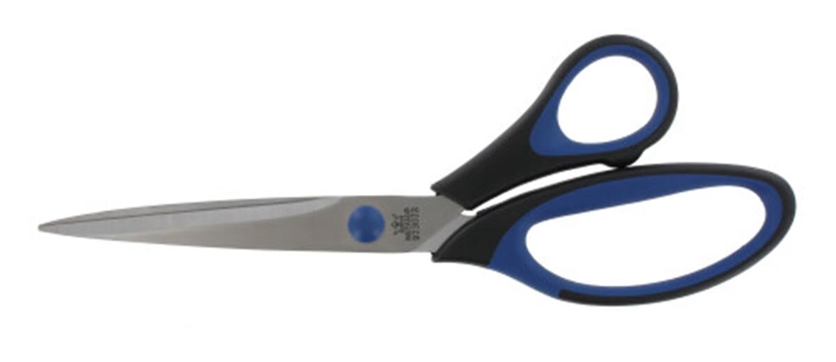 Schaar 215 mm, zwart/blauw