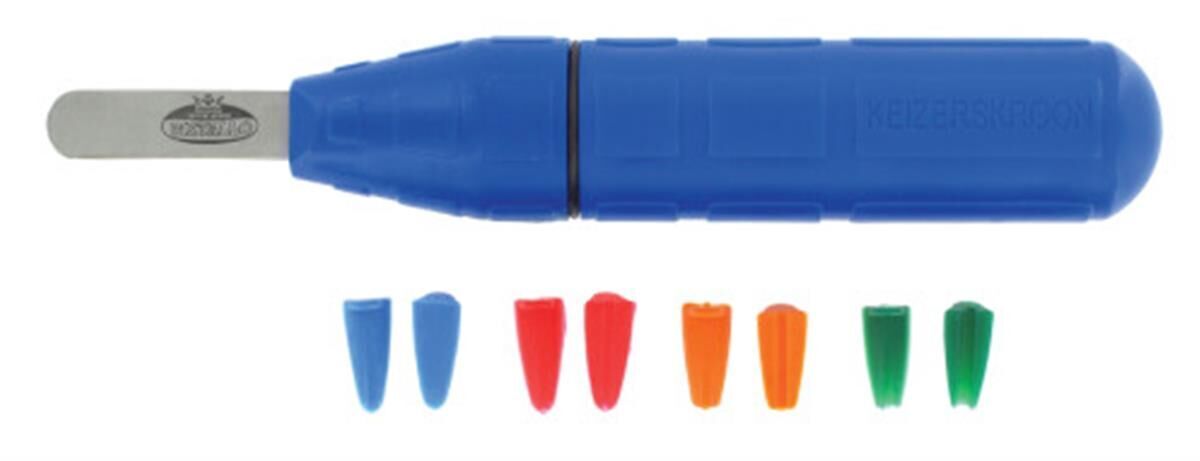 Germo-Knife, ronde top, blauw