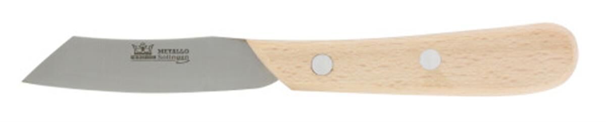 Mes 85 mm, RVS, hout