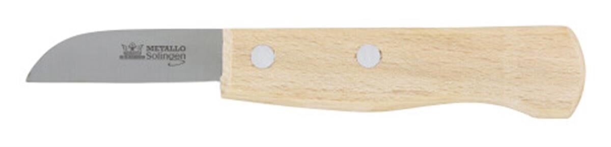 Mes 65 mm, RVS, hout