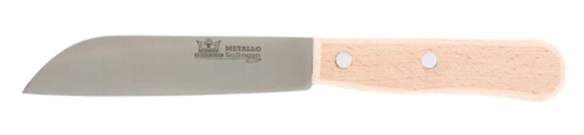 Mes 130 mm, RVS, hout