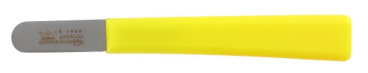 Mes HACCP geel, 40 mm, ronde top