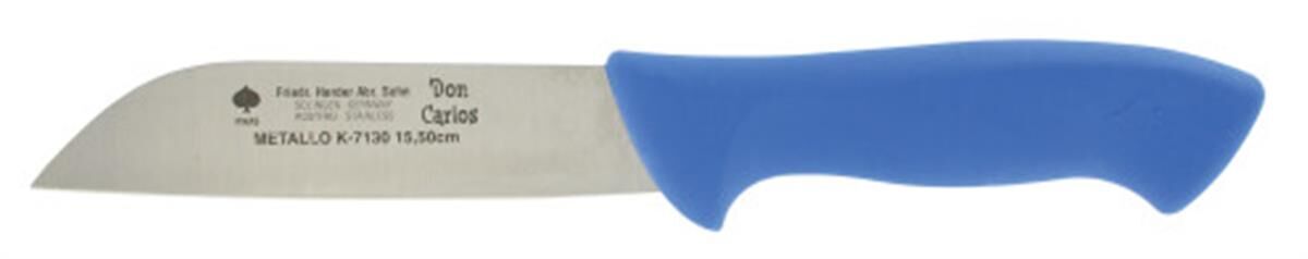 Mes HACCP 155 mm, RVS, blauw