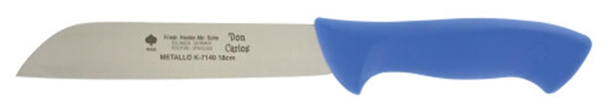 Mes HACCP 180 mm, RVS, blauw