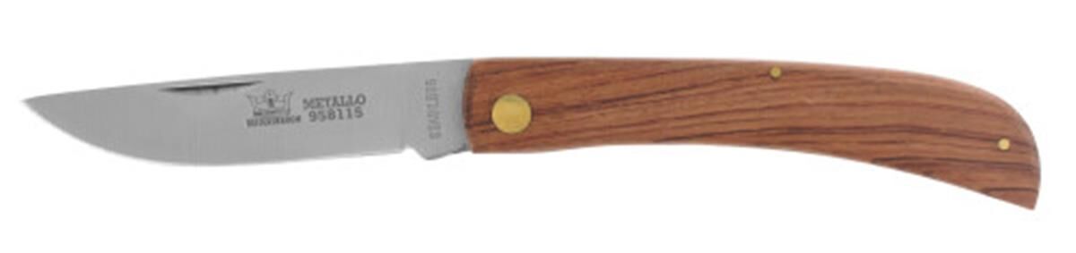 Zakmes 80 mm, RVS, hout