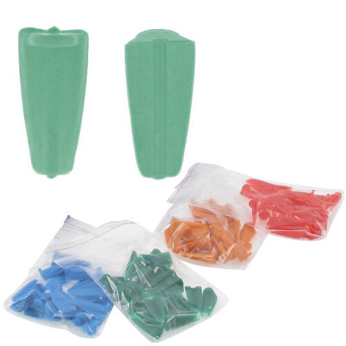 Set van 25 pluggen 1.5mm, groen