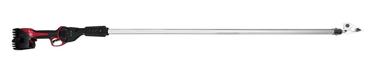 ACCU LANGARMSCHAAR, 1775 mm, rood/zwart
