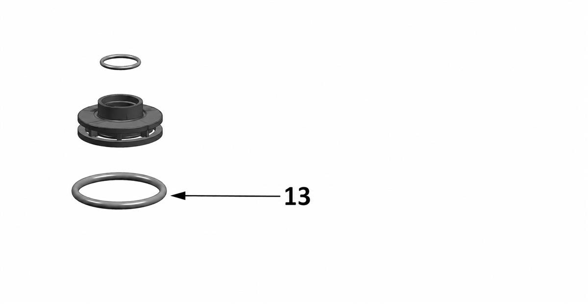 Zuiger afdichtings O-ring - 4-6-8L GARDEN