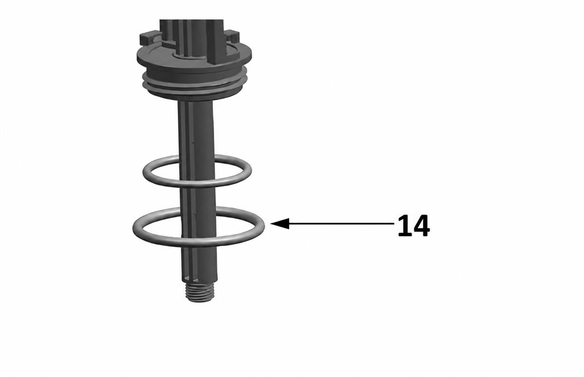 Dop afdichtings O-ring - 4-6-8L GARDEN
