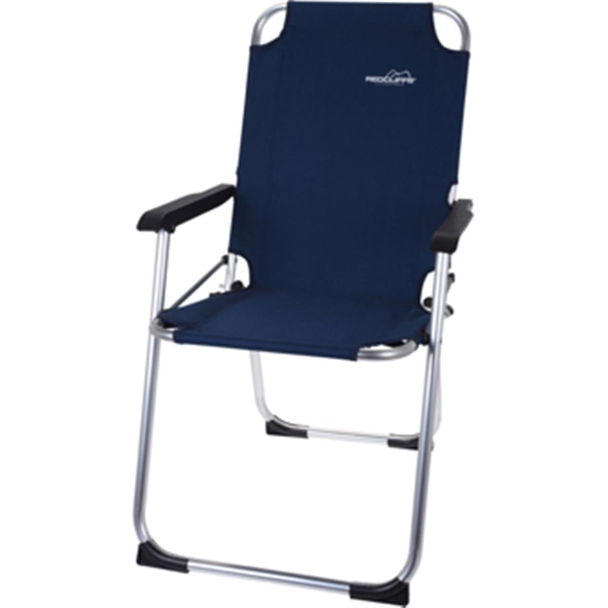 Campingstoel ALU donkerblauw 110 kg