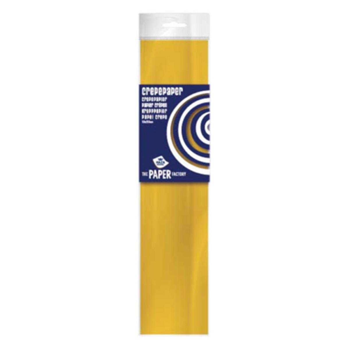 crêpe poly 28 gm²/ 40% / 250x50 okergeel