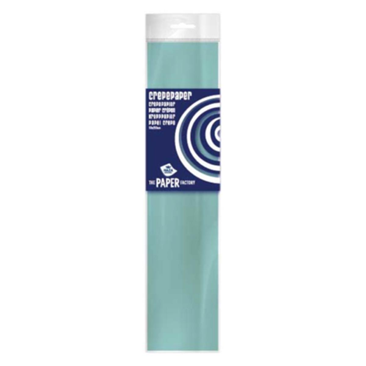 crêpe poly 28 gm²/ 40% / 250x50 lichtblauw