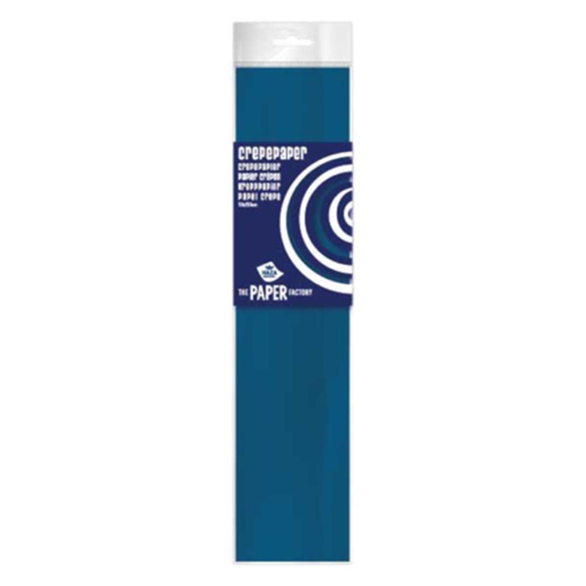 crêpe poly 28 gm²/ 40% / 250x50 donkerblauw