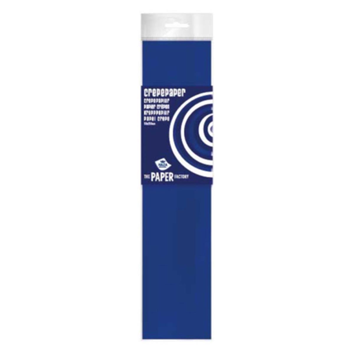 crêpe poly 28 gm²/ 40% / 250x50 marine