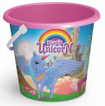Lege emmer Unicorn 18 cm dia