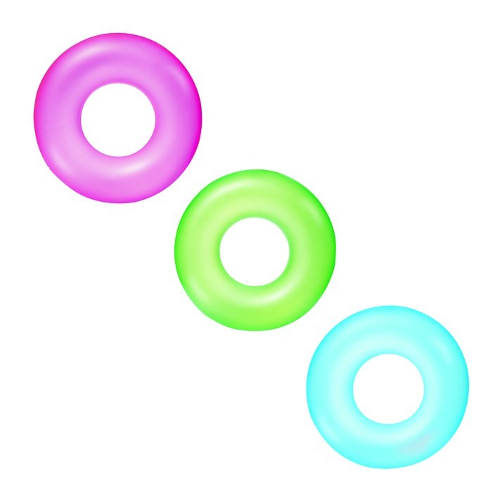 Neon Swim Ring 91 cm