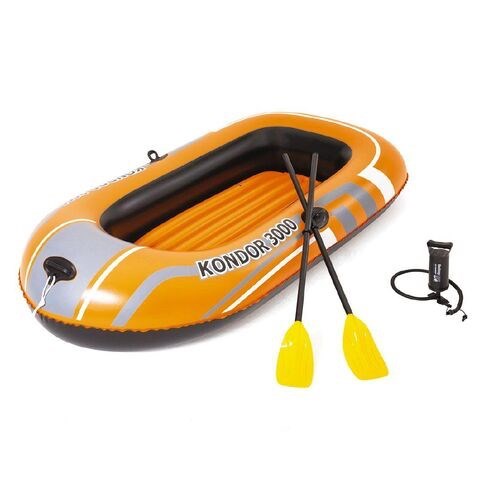 Kondor 3000 boot 232 cm set met roeispanen en pomp