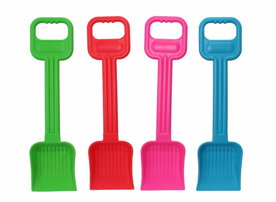 Schop plastic 57 cm 4 ass