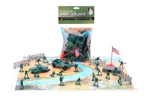 Army Forces speelset met speelmat