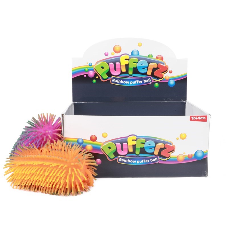 Pufferz Pufferrups -Rainbow- 15cm 6ass