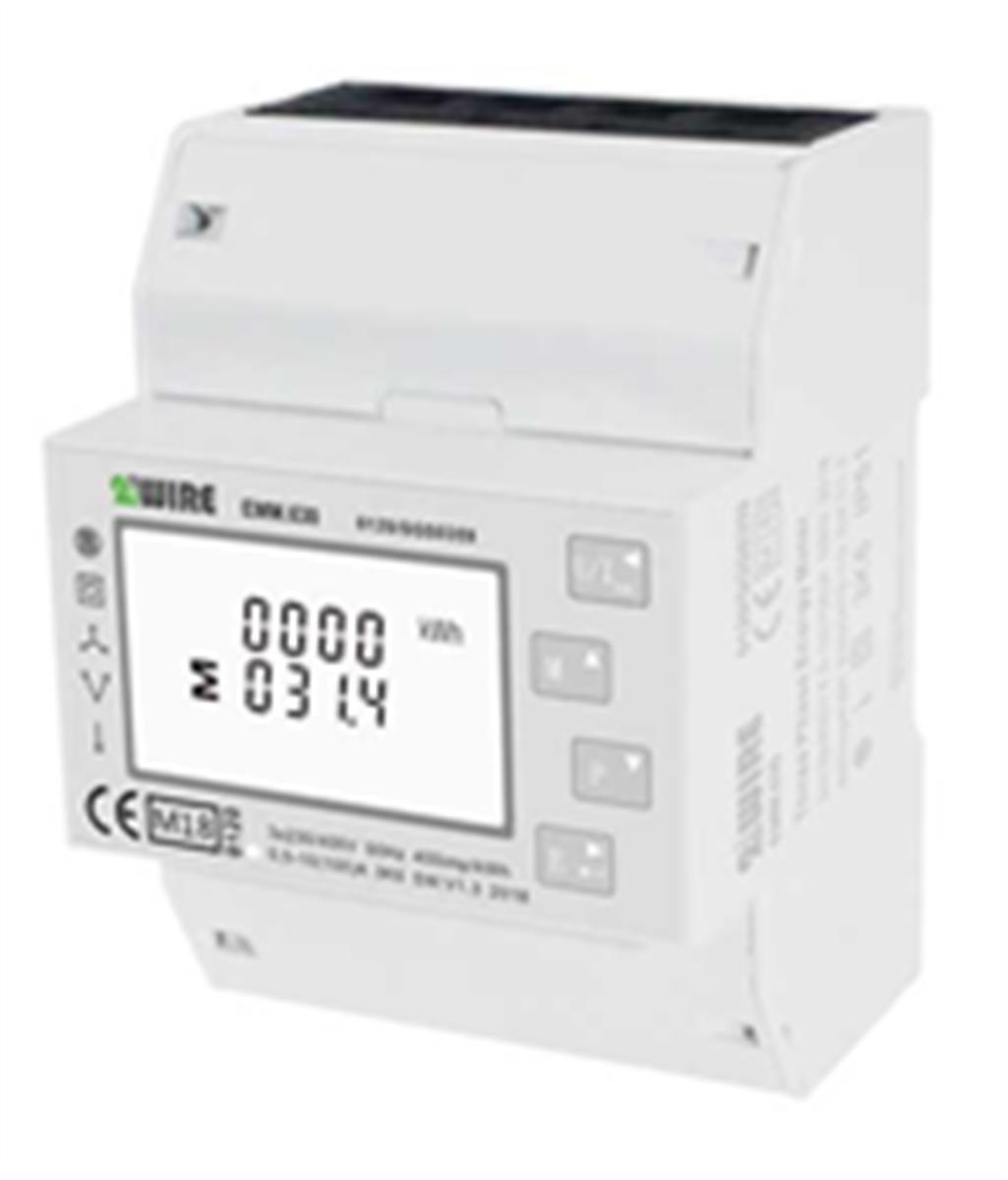 Bidirectionele energiemeter 3-fasig 100A (inline)