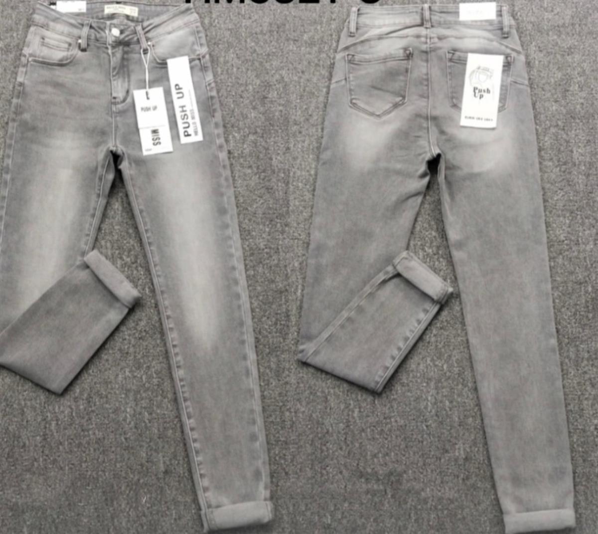 Jeans Push-up grijs