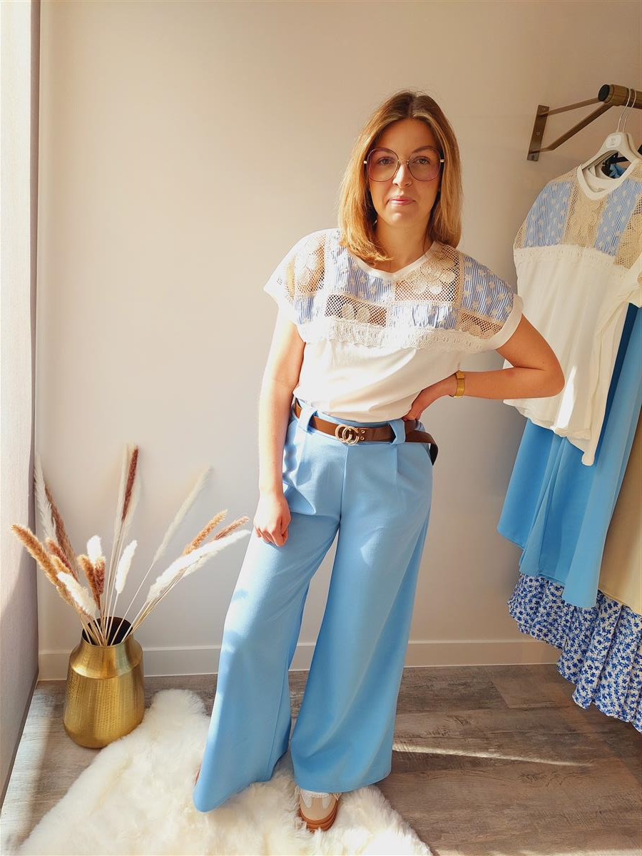 Broek IRIS blauw