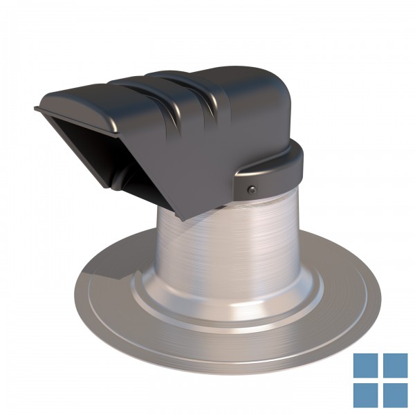 Ubbink solar/airco kabel- en leidingdakdoorvoerpan plat dak dia 125 mm