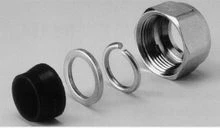 Begetube klemkoppeling M24 x 15/1 - dunwandige buis - (zak 2st) - prijs per stuk