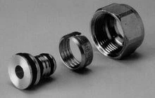 Begetube klemkoppeling M24 x 18/2 Alu - Alpex buis - prijs per stuk