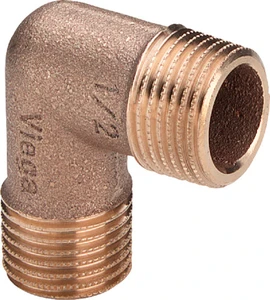 Viega brons knie 90° MM 3/4 x 3/4