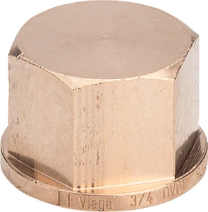 Viega brons kap F 4/4