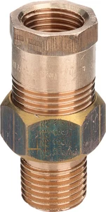 Viega brons 3-delige rechte koppeling conisch dichtend MF 6/4 x 6/4